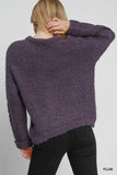 Boucle Sweater - Plum (L-2X)