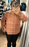 Lightweight Plaid - Dusty Coral/Ivory (M)