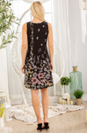 Floral Sleeveless Dress (M, 3X)