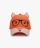3D Orange Fox Cap