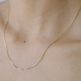 Box Chain Necklace - Gold
