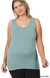 Seamless Scoop Neck Tank (Multiple Colors)