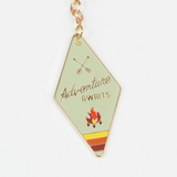 Enamel Camp Keychain