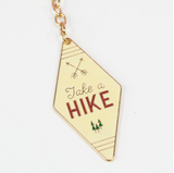 Enamel Camp Keychain