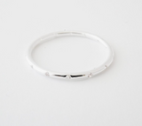 Dotted Crystal Band - Silver or Gold (5-8)