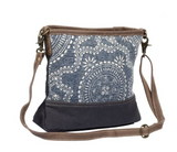 Navy Kilim Shoulder or Crossbody Bag