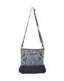 Navy Kilim Shoulder or Crossbody Bag