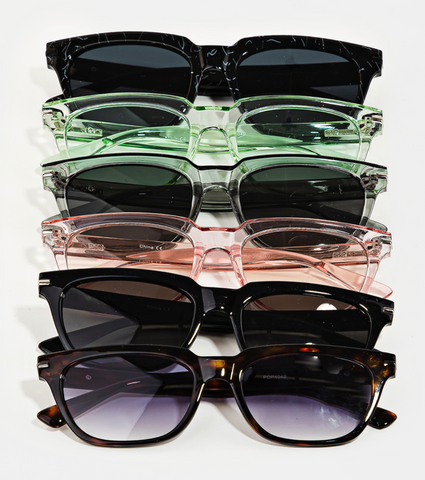 Wayfarer Sunglasses (Assorted Colors)