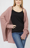 Knit Shrug Cardigan - Taupe