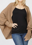 Knit Shrug Cardigan - Taupe