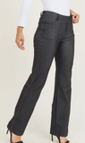 Yelete Mid-Rise Bootcut Jegging - Nearly Black (S, 3XL)