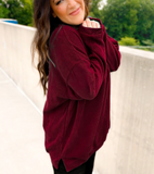 Corded Crew - Burgundy (2X)