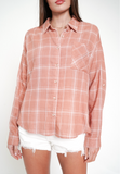 Lightweight Plaid - Dusty Coral/Ivory (M)