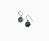 Malachite Drop Earrings