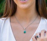 Malachite Pendant Necklace