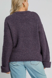 Boucle Sweater - Plum (L-2X)