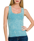 Seamless Reversible Ribbed Tank - Multiple Colors (S/M, L/XL)
