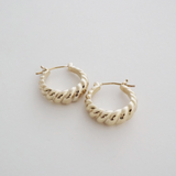 Croissant Hoops - Gold