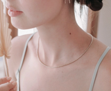 Small Ball-Chain Necklace - Silver