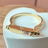 Fidget Bar Ring - Gold (6, 7)