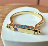 Fidget Bar Ring - Gold (6, 7)