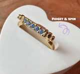 Fidget Bar Ring - Gold (6, 7)