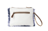 Mynora Sky Embroided Wristlet Pouch