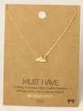 Small Mountain Necklace - Gold/Silver or Silver/Gold
