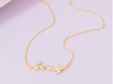 Gold Dipped CZ Necklace