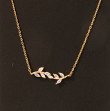 Gold Dipped CZ Necklace