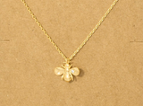Gold Dipped Bee Pendant Necklace - Gold or Silver