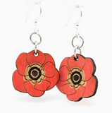 Poppy Earrings - Crimson