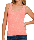 Seamless Reversible Ribbed Tank - Multiple Colors (S/M, L/XL)