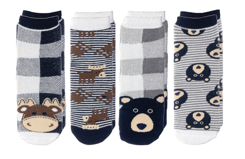 Moose / Black Bear - Cabin Socks