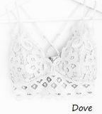 Crochet Lace Bralette (Multiple Colors) (S-XXL)