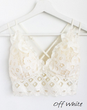Crochet Lace Bralette (Multiple Colors) (S-XXL)