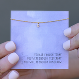 Quote Card Earrings & Necklaces (Multiple Sayings)