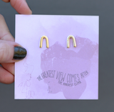 Quote Card Earrings & Necklaces (Multiple Sayings)