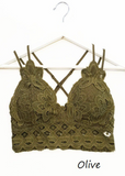 Crochet Lace Bralette (Multiple Colors) (S-XXL)