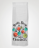 Balls Deep Into Christmas Towel