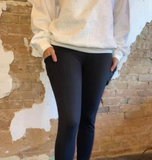 Anchored Arrows Leggings - Side Pocket (Full Length or "Capri")