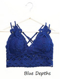 Crochet Lace Bralette (Multiple Colors) (S-XXL)