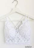 Crochet Lace Bralette (Multiple Colors) (S-XXL)