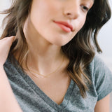 X Bar Necklace - Gold or Silver