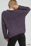 Boucle Sweater - Plum (S, L-2X)