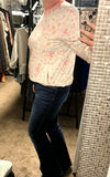 Pink Floral Long Sleeve Top (S-3X)