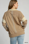 Long Sleeve French Terry Top - Mocha (S-L)