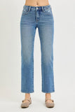 Mid-rise Ankle Straight Jeans (1/25-15/32)