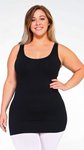 Reversible Round or V-Neck Stretch Tank - Plus (Multiple Colors)