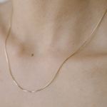 Box Chain Necklace - Gold or Silver